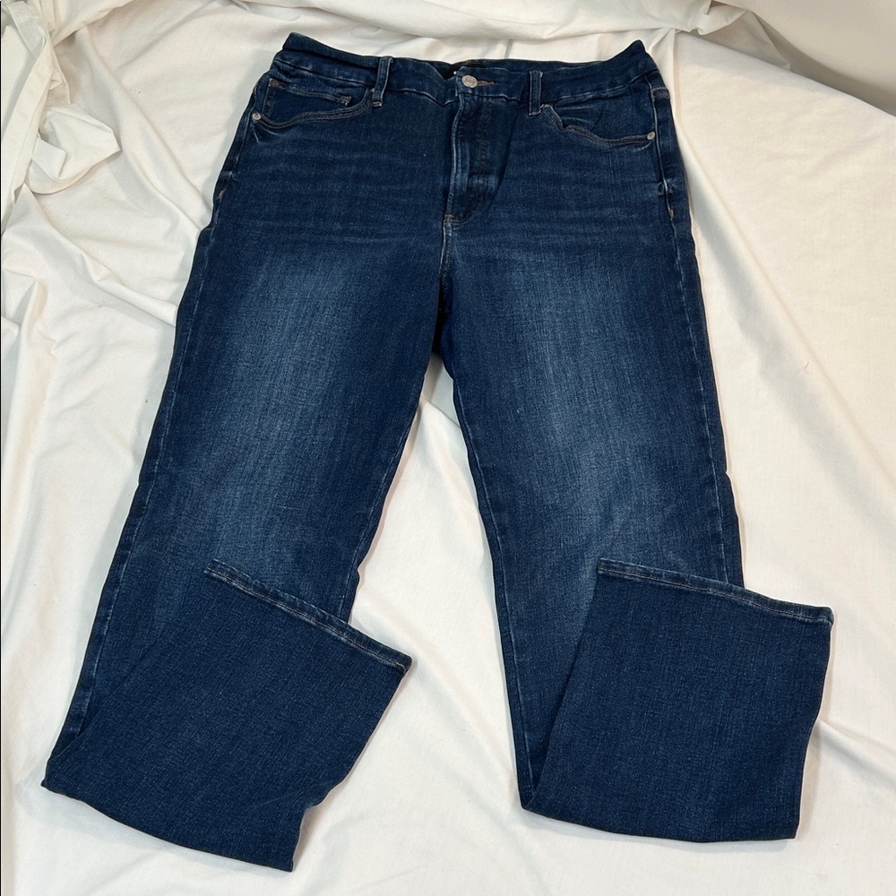 Express 90S Slim Super High Rise Ultra Hyper Stretch Women's Jeans Size Large
